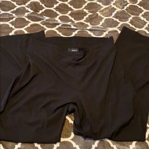 Stretchy black slacks by Torrid.